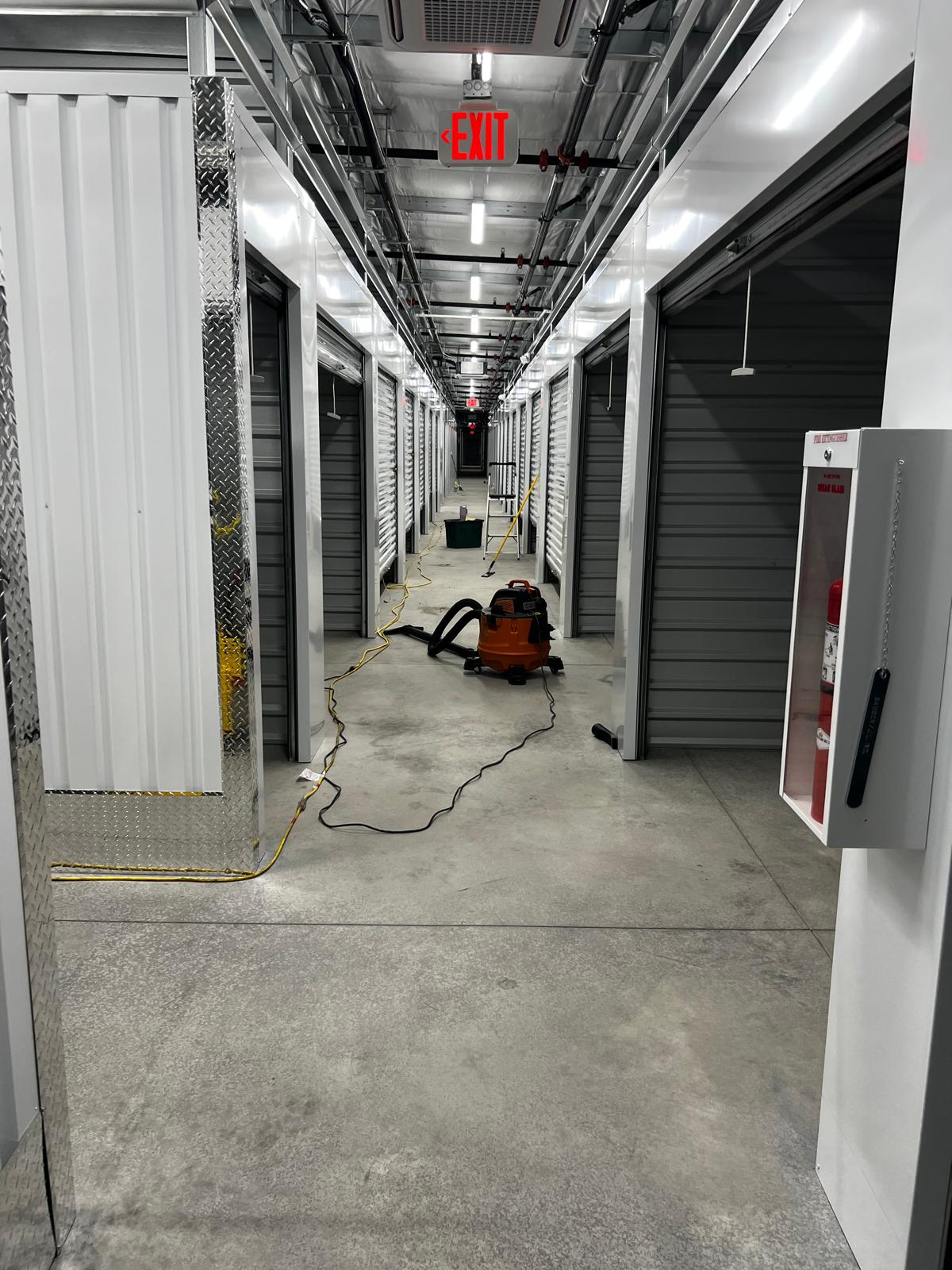 Storage facility hallway cleaning in Reno NV